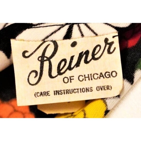 Vintage Bohemian Reiner Size 8 Maxi Floral Print Sheer Sleeves Retro Chic Queen - Picture 9 of 16